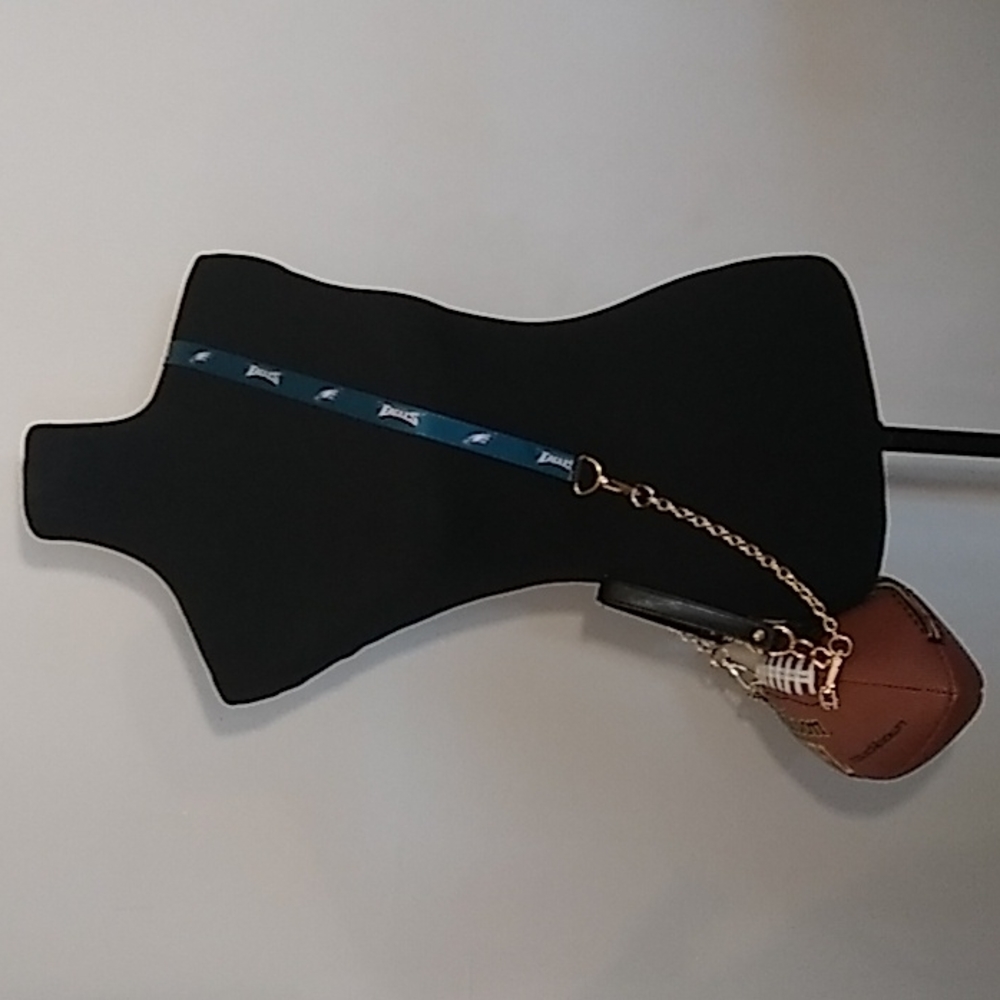 HANDMADE Football Purse (PHILADELPHIA EAGLES) π - Picture 6 of 17